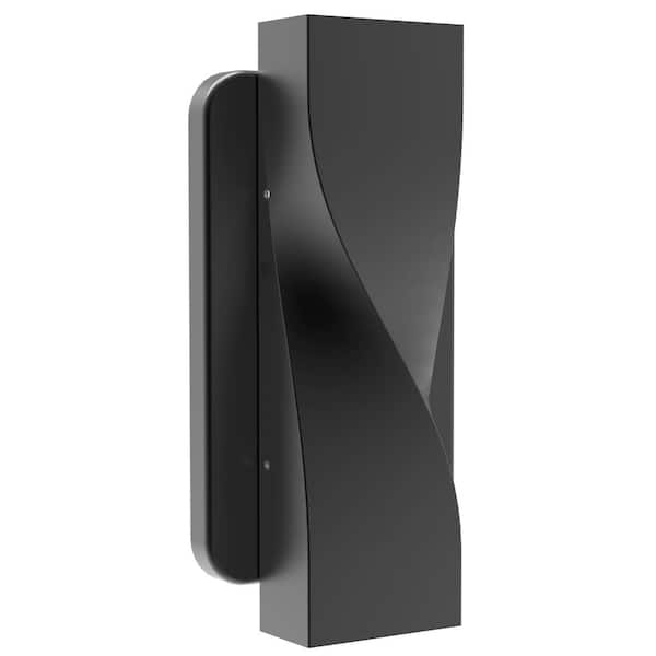 Otzerra LED Outdoor Lantern Sconce Light Fixture: Osram LED, 1200 Lumens, 3000K, Die Cast Aluminum in Dark-Grey