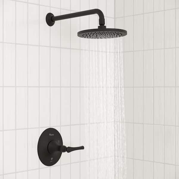 Rhen 1-Handle Shower Only Trim Kit in Matte Black (Valve Not Included)