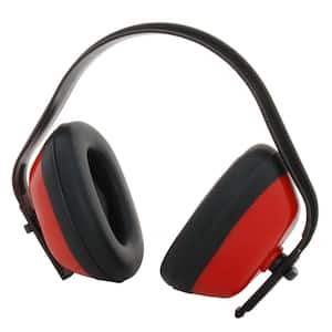 Standard Ear Muffs, Red/Black, Box of 5