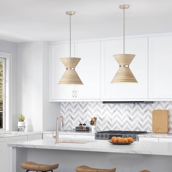 Millennium Lighting Jaycen 1-Light 13.62 in. Brushed Nickel