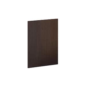 24 in. H W x 0.63 in. D x 34.5 in. H Lincoln Brown Solid Wood Base Cabinet End Panel