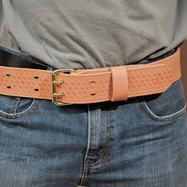 Medium Heavy Duty Embossed Leather Tool Belt