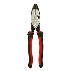 9 in. Hi-Leverage Side Cutting Pliers with Crimp-Tape Puller