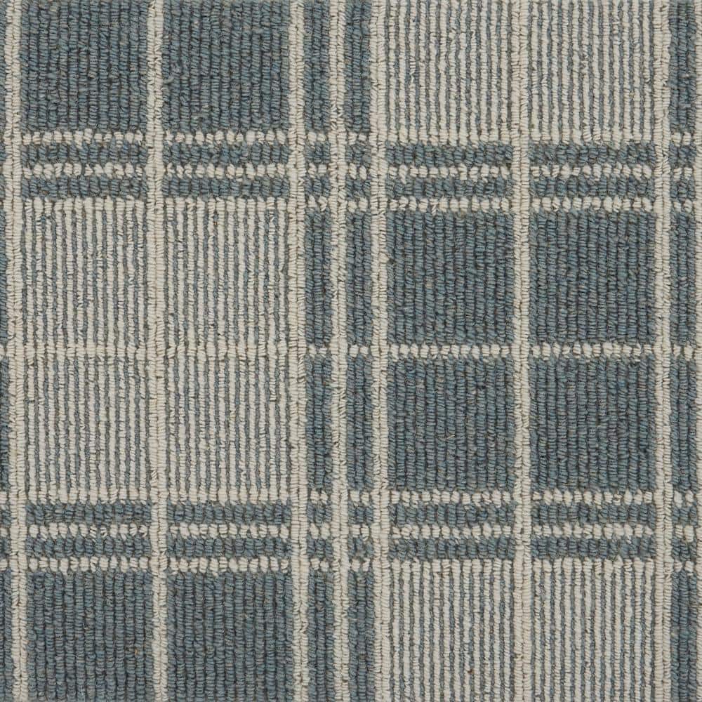 6 in. x 6 in. Pattern Carpet Sample - Checkerboard - Color Ivory/Coast price history on PriceWatchPro