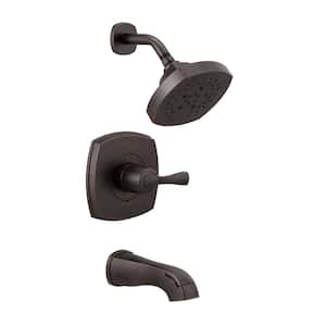 Stryke 1-Handle Wall Mount 5-Spray Tub and Shower Faucet Trim Kit in Venetian Bronze (Valve Not Included)