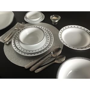 Global Collection Terracotta Dreams 12-piece Glass Dinnerware Set, Service for 4, Multi-Colored