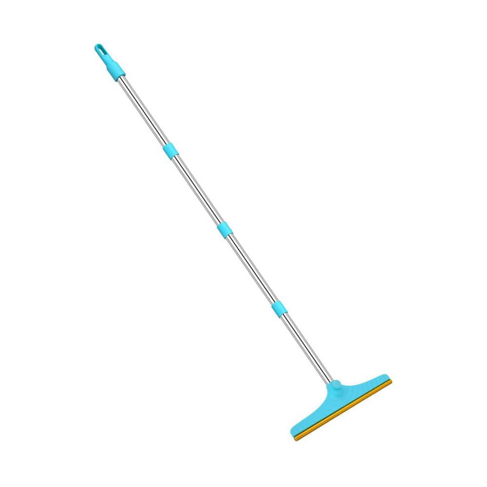 Pet Hair Removal Carpet Rake w 60 Inch Adjustable Handle, Metal Y-Shaped Scraper, Reusable Pet Hair Remover, Blue price history on PriceWatchPro