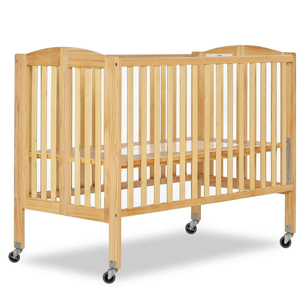 Dream On Me Folding Full Size Convenience Crib Natural