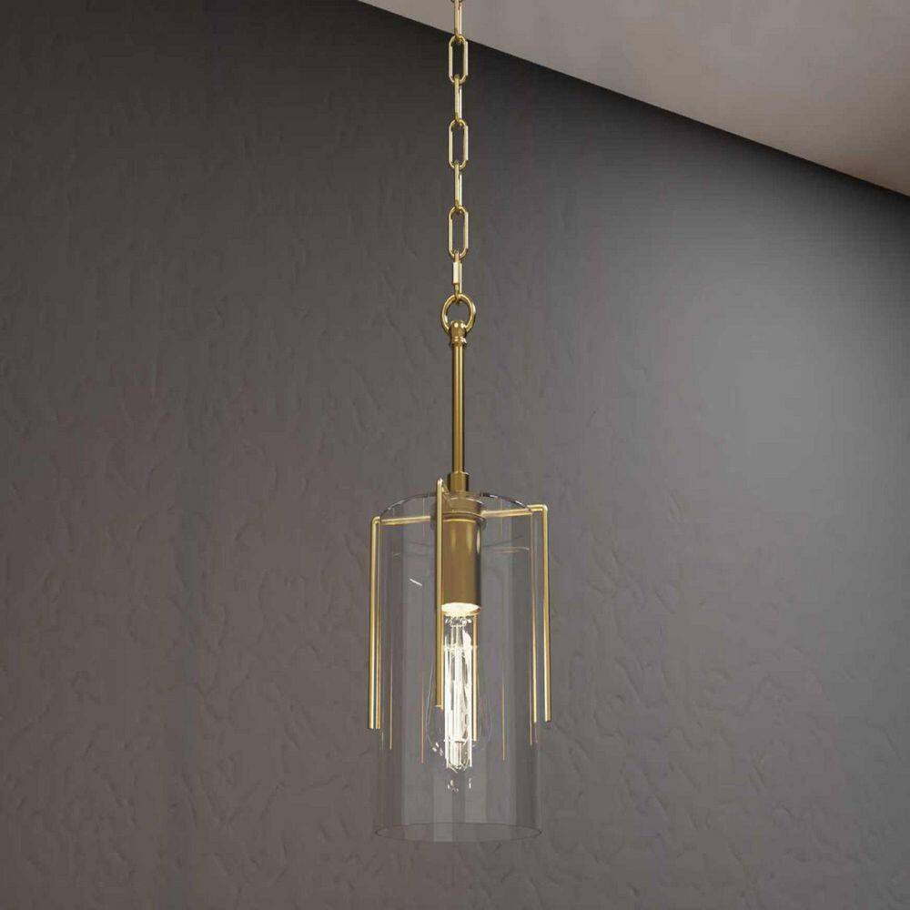 Phira 60 Watt 1 Light Matte Black Hanging Mini Pendant Light Fixture with Frosted Glass Cylinder Shade price history on PriceWatchPro