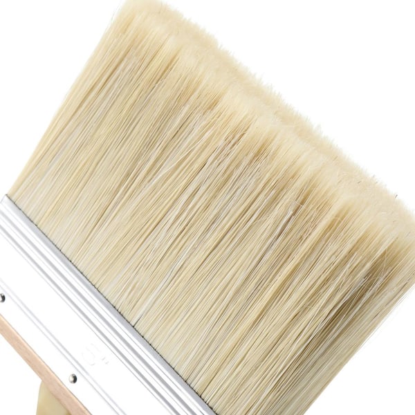 Vintage 5 inch 100% Pure Bristle Paint Brush Linzer Seminole CRAZY