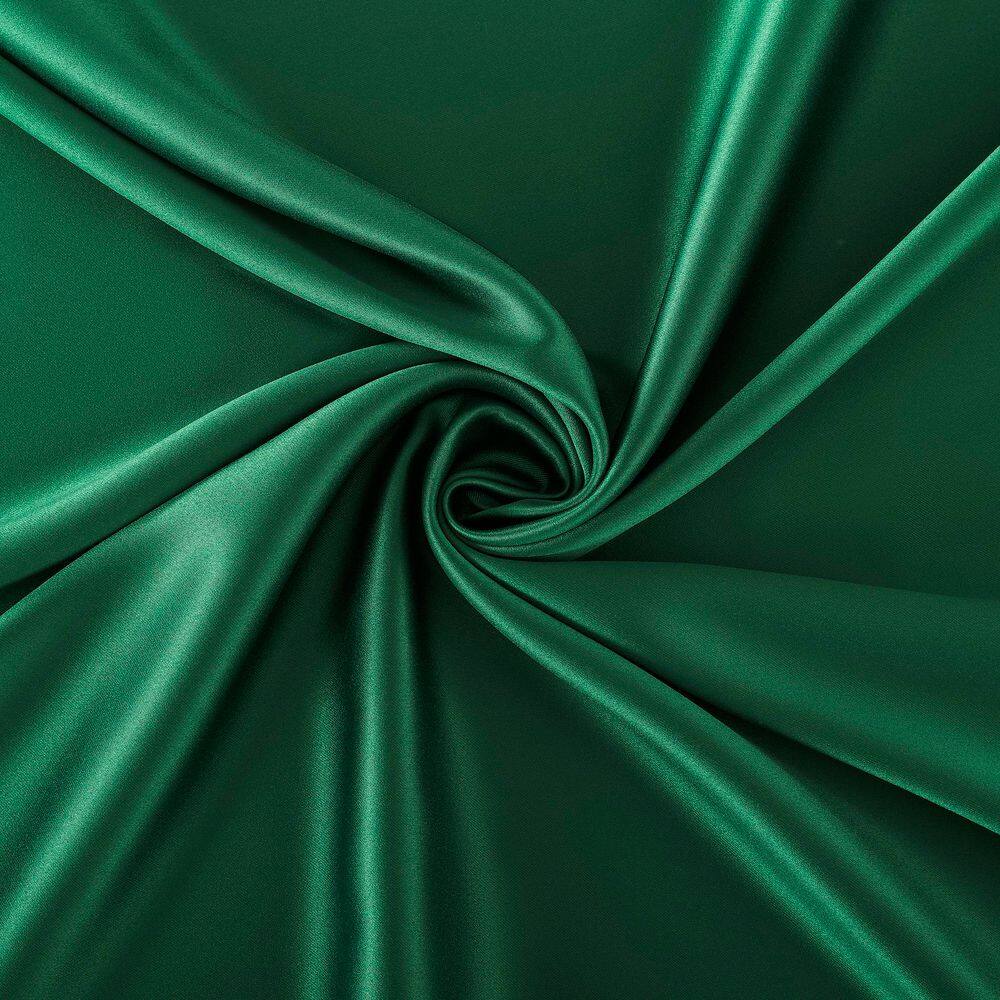 Malachite Green Blackout Rod Pocket Curtain Panel, 40" x 63"