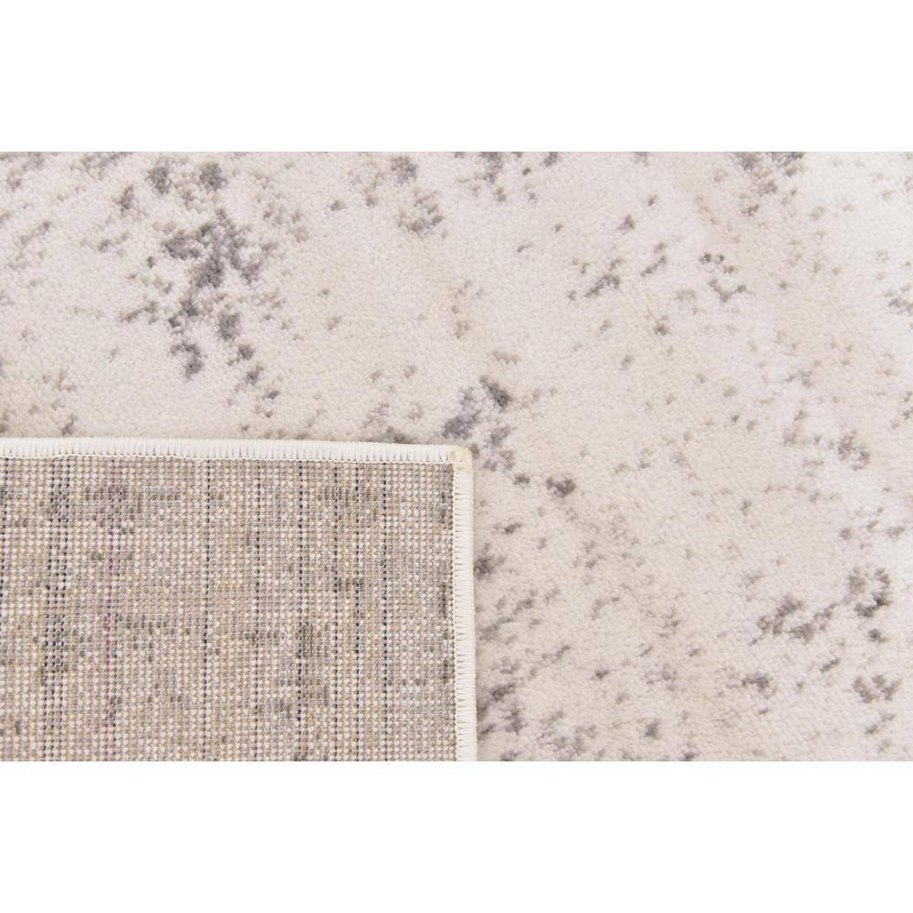 Casino Sofia Gray 8' Square Indoor Synthetic Rug