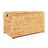 Arleen Amber Woven Banana Leaf Storage Bench