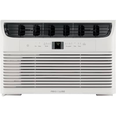 6,000 BTU Window-Mounted Room Air Conditioner in White
