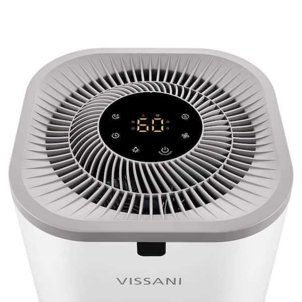 Vissani 6 Gal. Evaporative Humidifier for Whole House in White VK