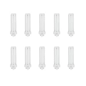 42-Watt PL CFLNI Triple Tube 4-Pin Plug-in GX24Q-4 Base Compact Fluorescent CFL Light Bulb, Cool White 4100K(10-Pack)