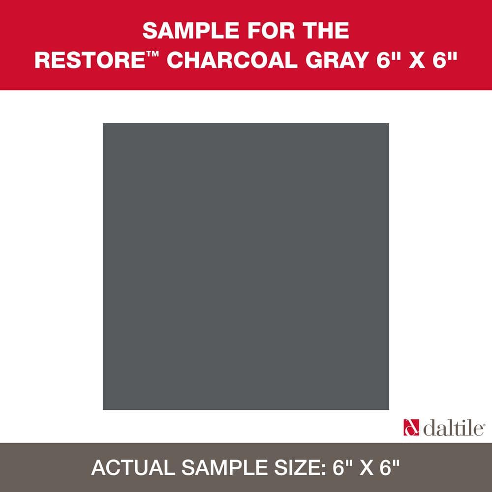 Restore Charcoal 6 in. x 6 in. Glazed Ceramic Sample Tile price history on PriceWatchPro