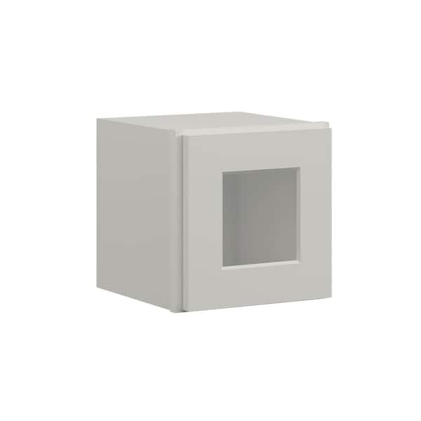 12 in. W x 12 in. D x 12 in. H in Shaker Dove Plywood Ready to Assemble Wall Cabinets without Glass