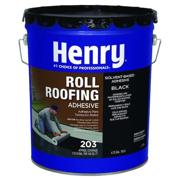 Henry 203 Roll Roofing Adhesive 4.75 gal.