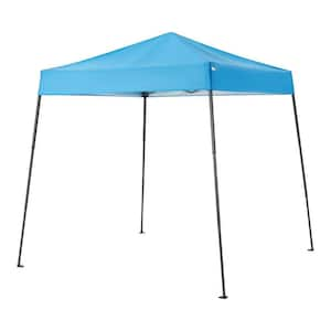 6.5 ft. x 6.5 ft. Steel Blue Instant Canopy Pop-Up Tent