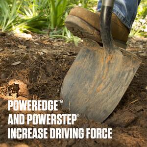 PowerEdge 48 in. Fiberglass Handle Super Socket Digging Shovel