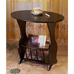Cherry Storage End Table