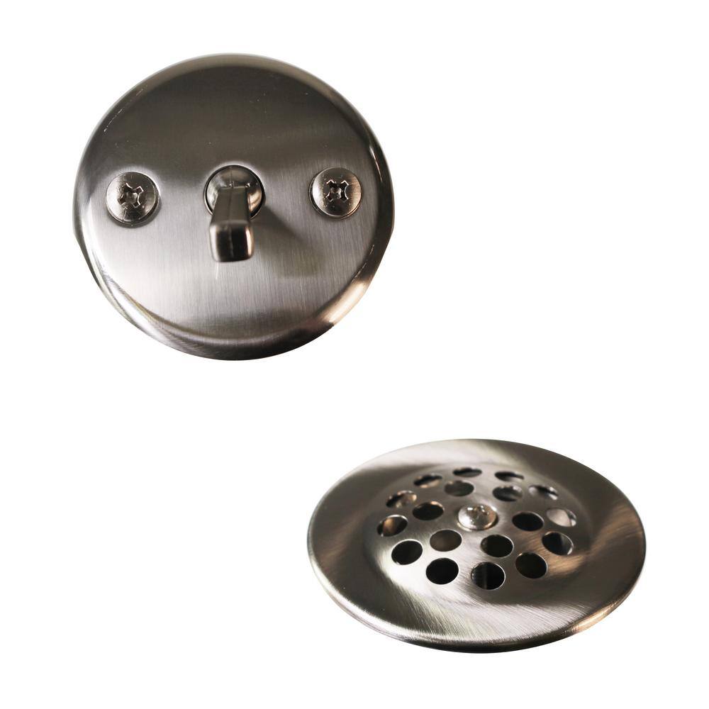 Westbrass 79220CP 14-Inch 20 Gauge Brass Trip Lever Bath Waste and Overflow with Grid Drain Polished Chrome WB79220CP 