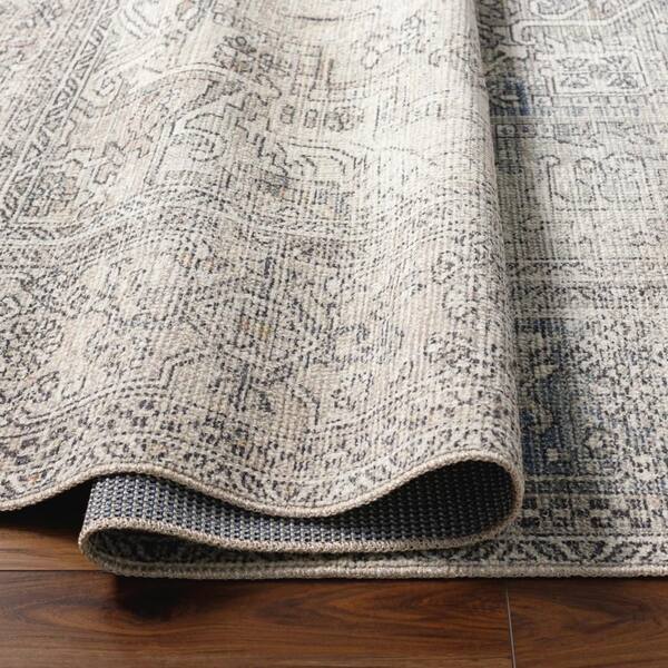 Grey Ribbed Utility Mat – Covered By Rugs