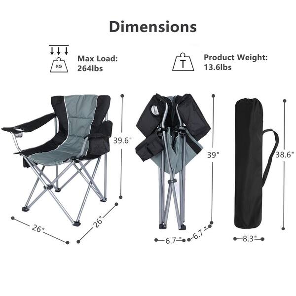 Ozark Trail Air Comfort Chair, Size: 36 inch x 24 inch x 39 inch