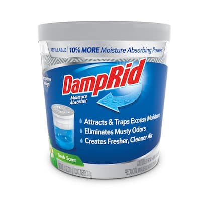 DampRid Drop-In Tab Moisture Absorber Starter Kit, Fresh Scent