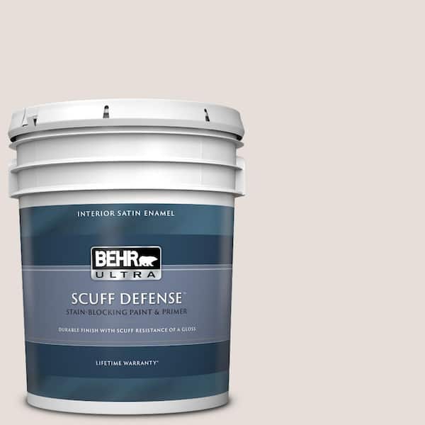 BEHR ULTRA 5 gal. #PPU17-06 Crushed Peony Extra Durable Satin Enamel Interior Paint & Primer