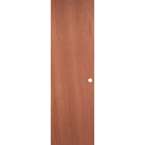 Masonite 24 in. x 80 in. Smooth Flush Hardwood Hollow Core Unfinished Composite Interior Door Slab with Bore