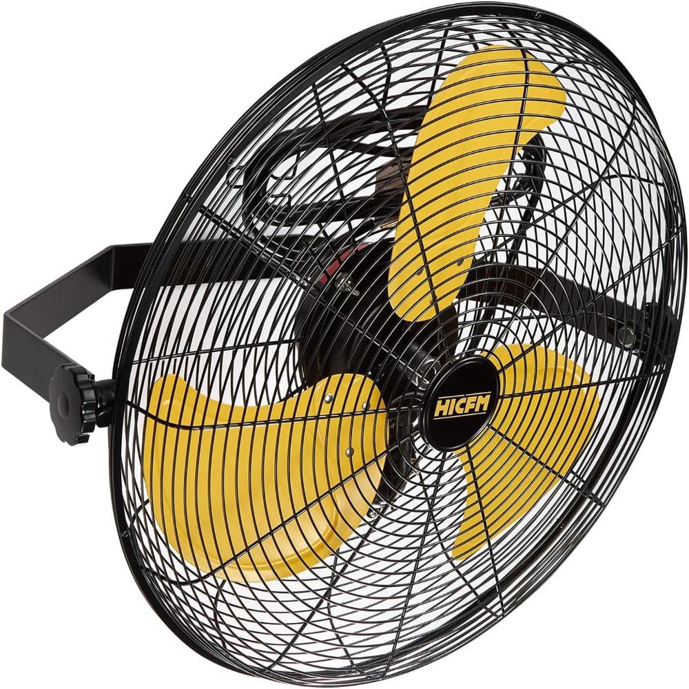 18 in. 4600 CFM Indoor/Outdoor Safety Black Wall Mounted Fan with IP44 Enclosure Motor, 3-Speed Weatherproof price history on PriceWatchPro