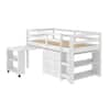 Donco Kids White Twin Low Loft Bed 760-TW - The Home Depot