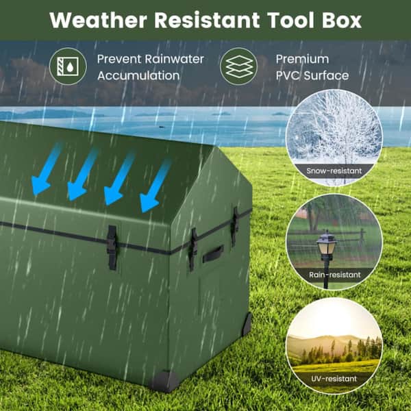 Kadehome 174 Gal. Detachable Deck Box Portable Waterproof Storage