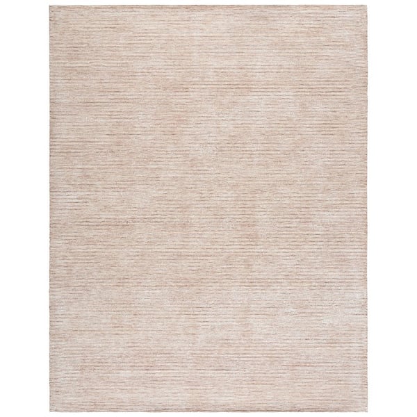 Soho 9 ft. x 12 ft. Rust Ribbed Area Rug