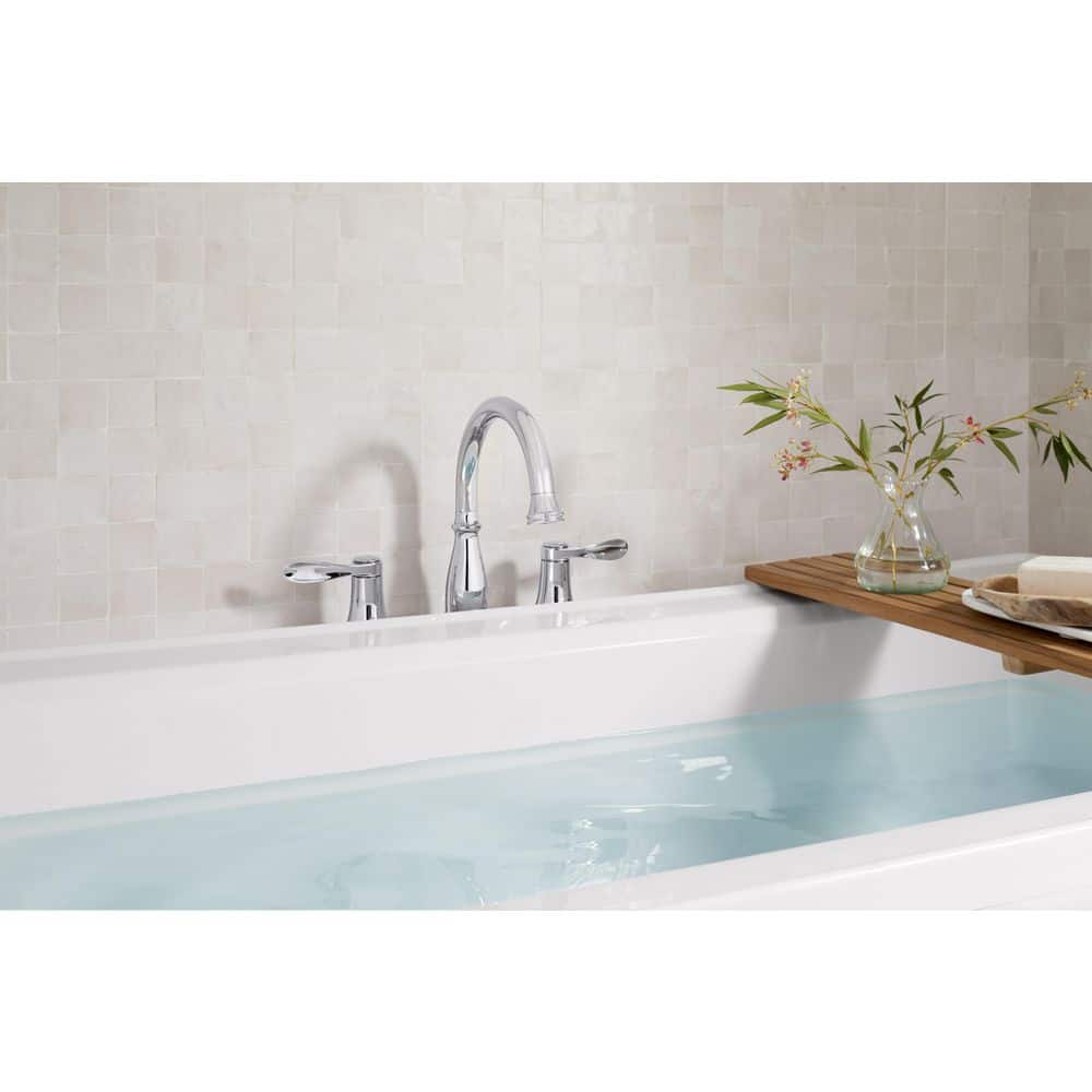 Bellera Oil-Rubbed Bronze Deck-Mount Bath Faucet Trim