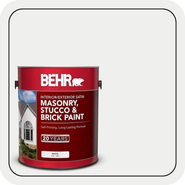 5 gal. #57 Frost Satin Interior/Exterior Masonry, Stucco and Brick Paint
