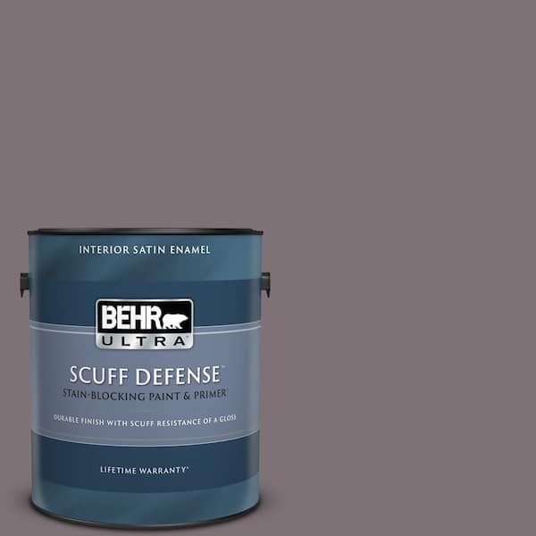 BEHR ULTRA 1 gal. #BNC-30 Enigmatic Extra Durable Satin Enamel Interior Paint & Primer