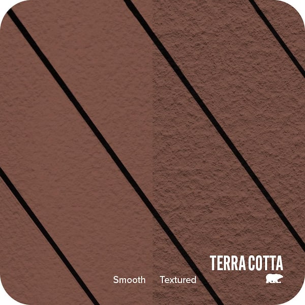 5 gal. #SC-118 Terra Cotta Smooth Solid Color Exterior Wood and Concrete Coating