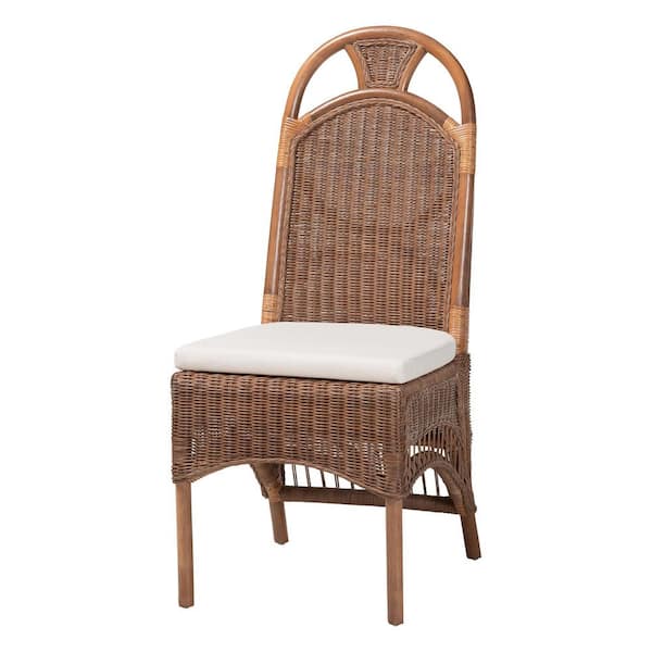 Raya Brown Rattan Dining Chair