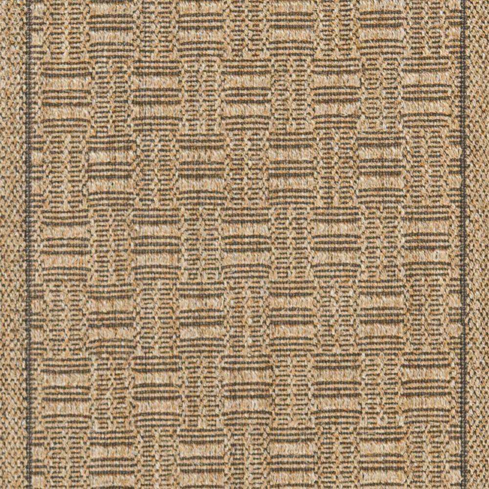 Natural Sisal Geometric 2' x 8' Runner Rug