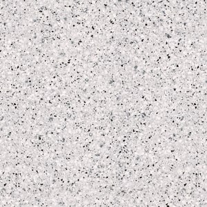 Granite Black and White 18 in. D x 600 in. L Self-Adhesive Vinyl Shelf and Drawer Liner, 1-Pack