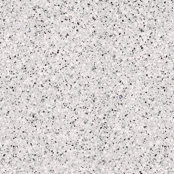 Granite Black and White 18 in. D x 600 in. L Self-Adhesive Vinyl Shelf and Drawer Liner, 1-Pack