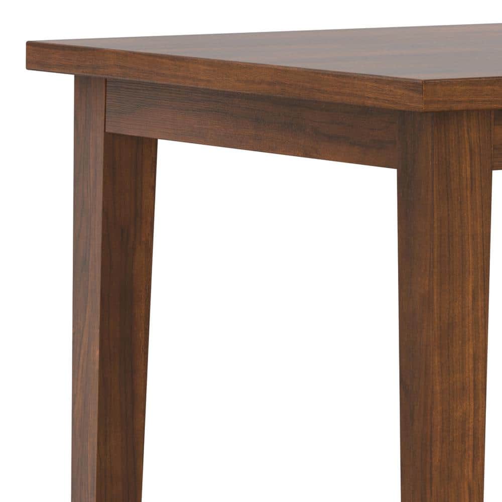 Eastwood 66" Walnut Contemporary Rectangular Dining Table