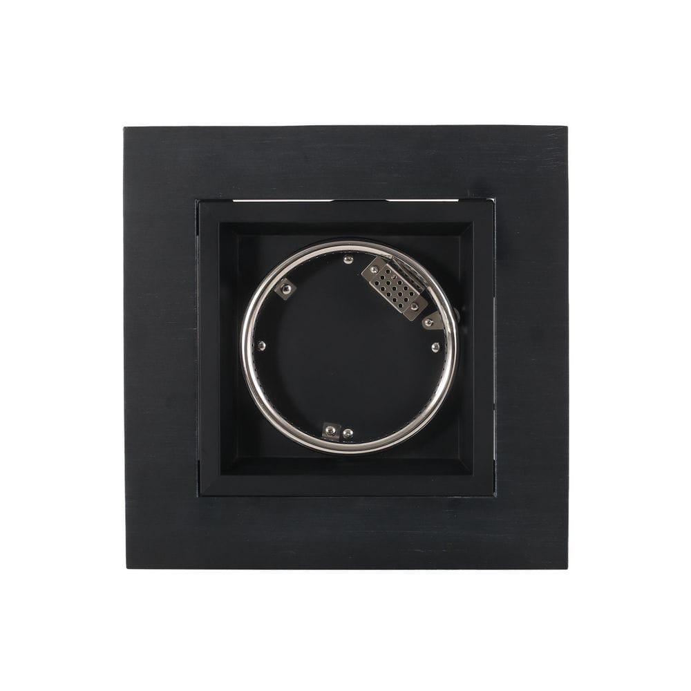 Sleek Black Metal 30,000 BTU Propane Fire Pit Table