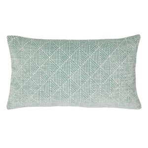 Logan Geometric Woven Reversible Lumbar 24 in. x 14 in. Pillow