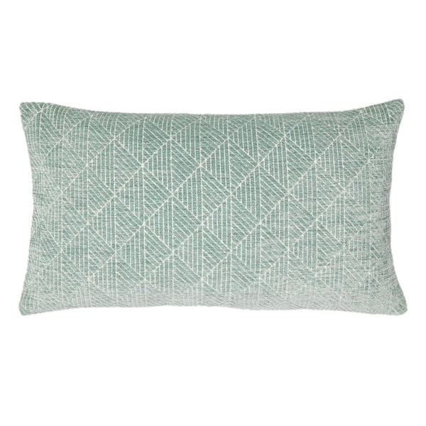 FRESHMINT Logan Geometric Woven Reversible Lumbar 24 in. x 14 in. Pillow