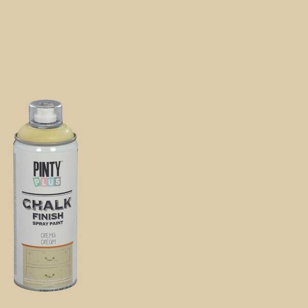 PINTY PLUS 11.82 oz. Cream Chalk Finish Spray Paint NOV 789