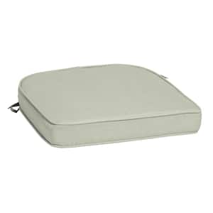 ProFoam 20 in. x 19 in. Light Grey Rounded Rectangle Outdoor Chair Cushion